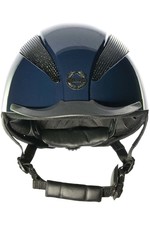 Champion Air-Tech Deluxe Riding Hat - Metallic Navy